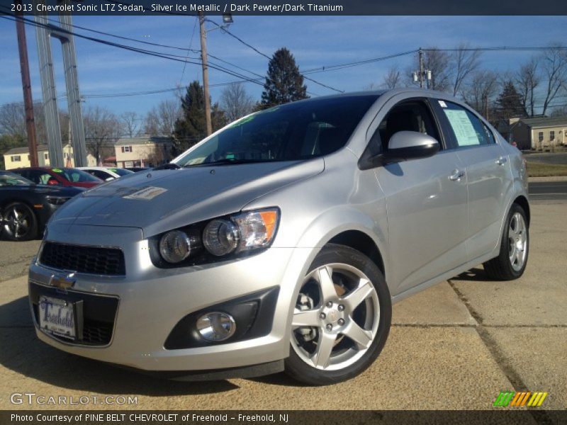 Silver Ice Metallic / Dark Pewter/Dark Titanium 2013 Chevrolet Sonic LTZ Sedan