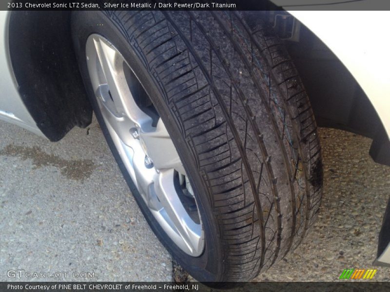 Silver Ice Metallic / Dark Pewter/Dark Titanium 2013 Chevrolet Sonic LTZ Sedan