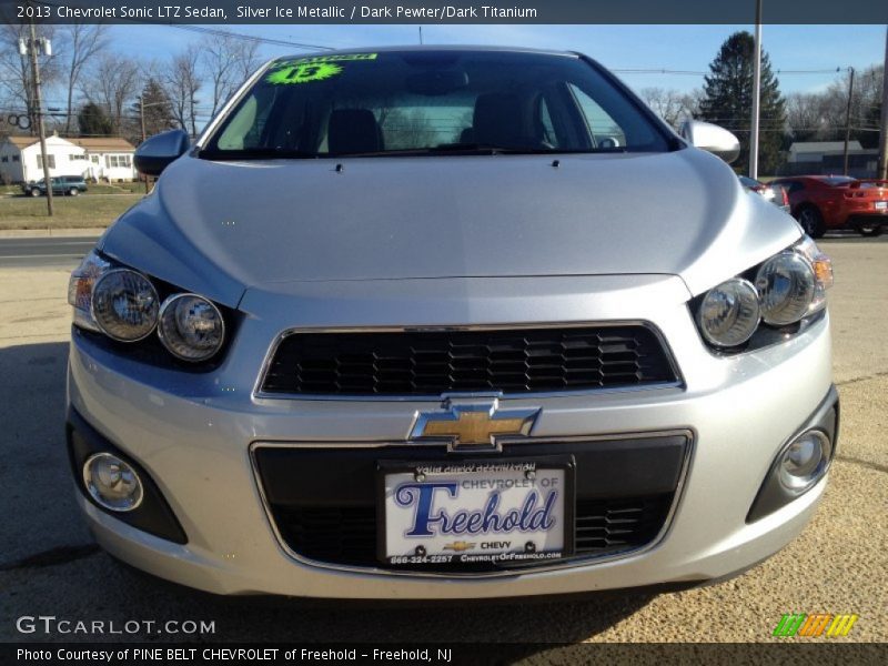 Silver Ice Metallic / Dark Pewter/Dark Titanium 2013 Chevrolet Sonic LTZ Sedan