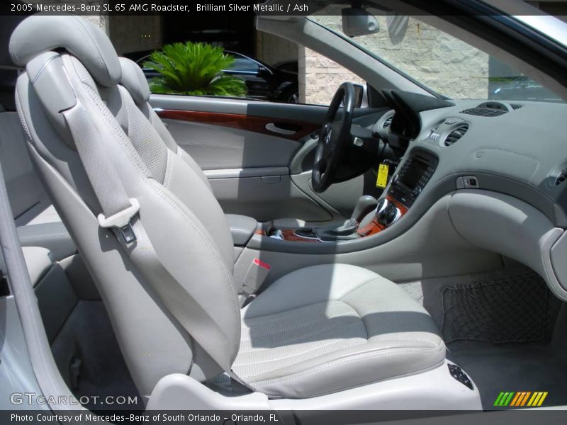 Brilliant Silver Metallic / Ash 2005 Mercedes-Benz SL 65 AMG Roadster