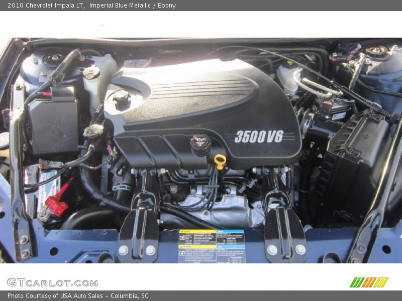 Imperial Blue Metallic / Ebony 2010 Chevrolet Impala LT