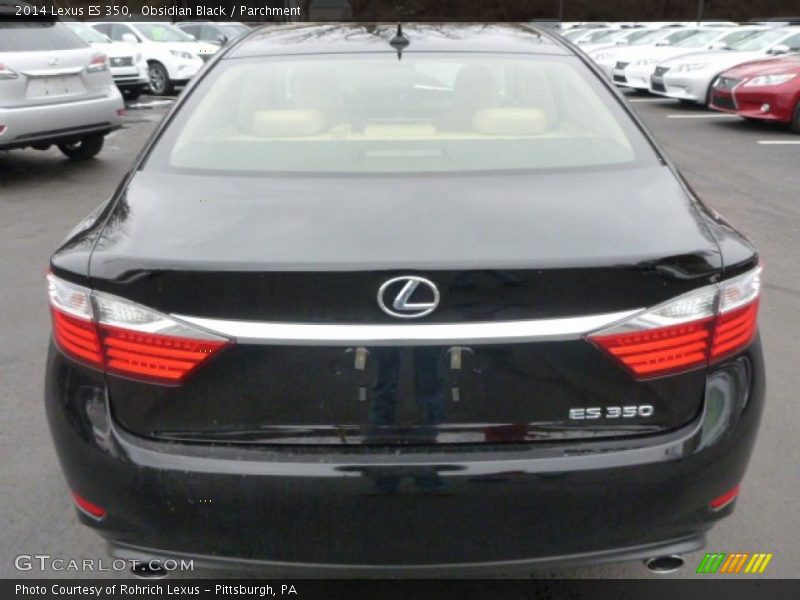 Obsidian Black / Parchment 2014 Lexus ES 350
