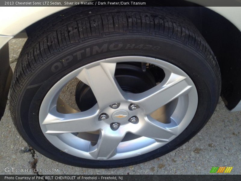 Silver Ice Metallic / Dark Pewter/Dark Titanium 2013 Chevrolet Sonic LTZ Sedan