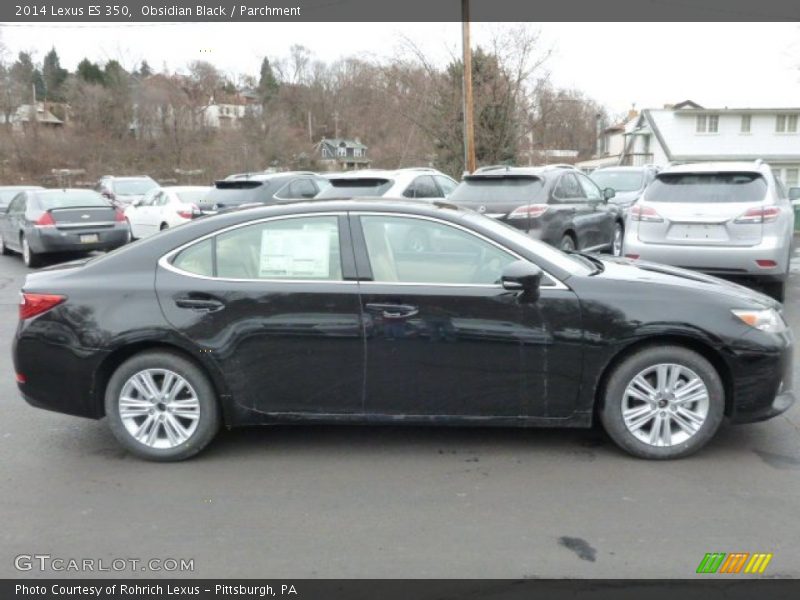 Obsidian Black / Parchment 2014 Lexus ES 350