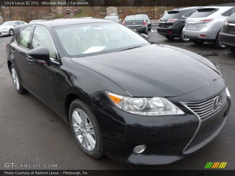 Obsidian Black / Parchment 2014 Lexus ES 350