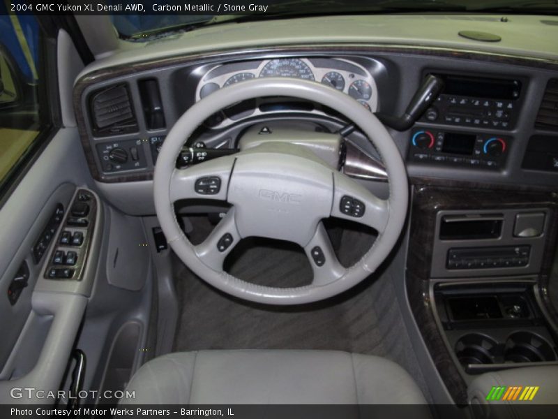 Carbon Metallic / Stone Gray 2004 GMC Yukon XL Denali AWD