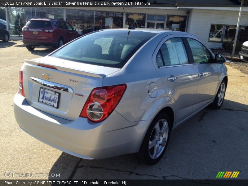 Silver Ice Metallic / Dark Pewter/Dark Titanium 2013 Chevrolet Sonic LTZ Sedan