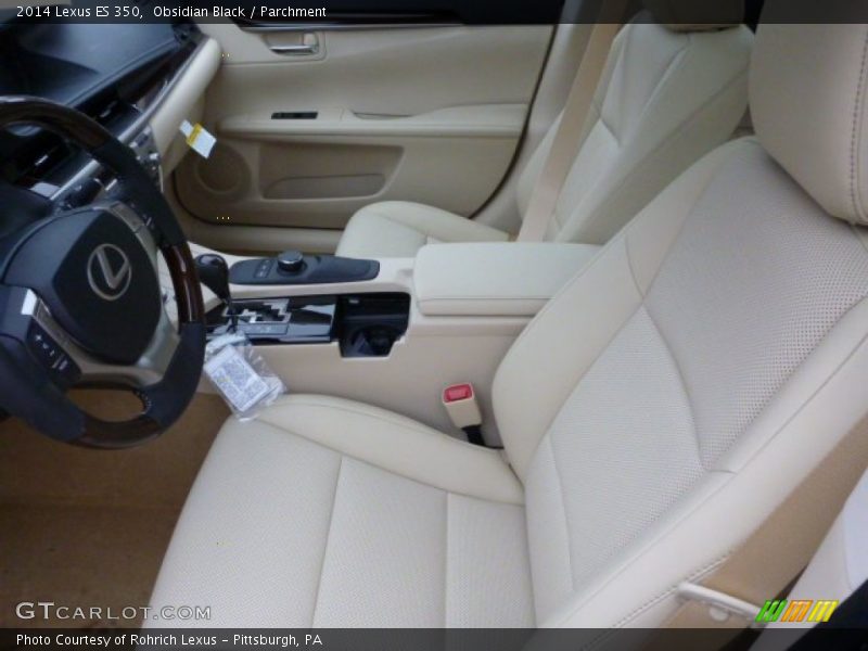Obsidian Black / Parchment 2014 Lexus ES 350