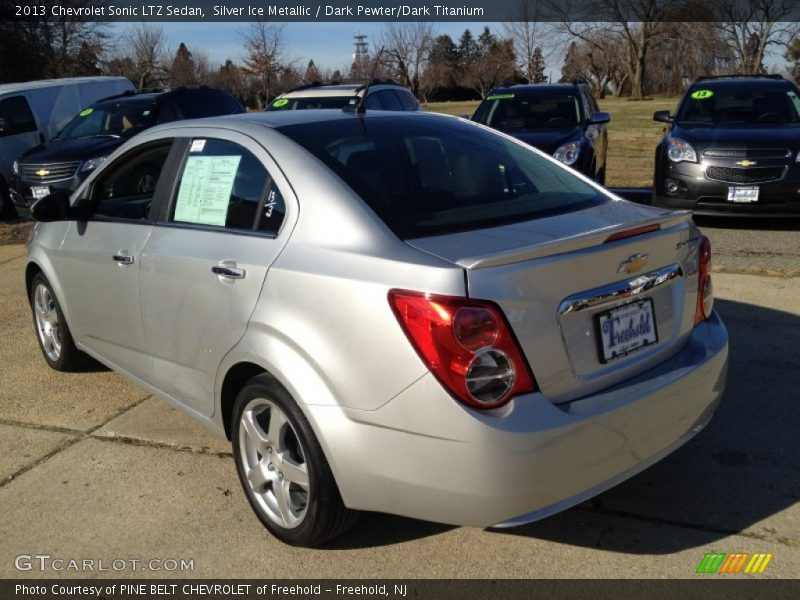 Silver Ice Metallic / Dark Pewter/Dark Titanium 2013 Chevrolet Sonic LTZ Sedan