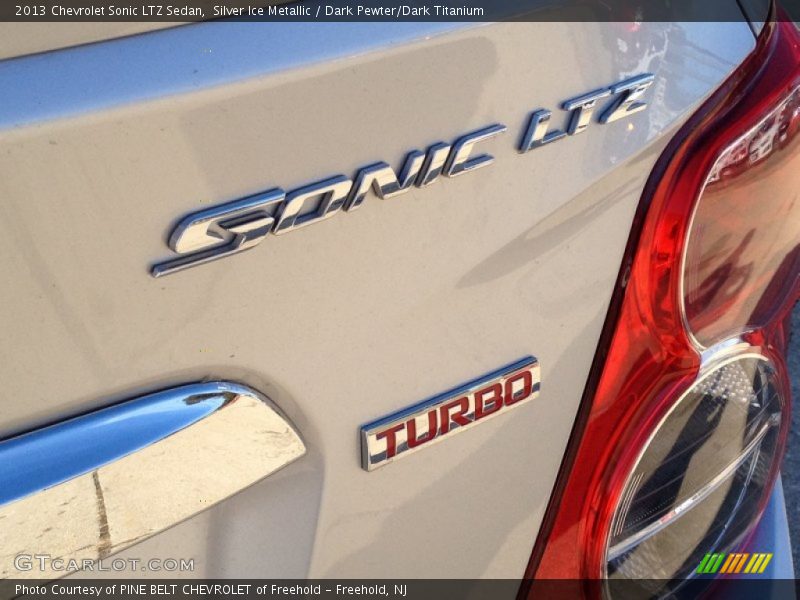 Silver Ice Metallic / Dark Pewter/Dark Titanium 2013 Chevrolet Sonic LTZ Sedan