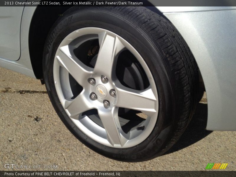 Silver Ice Metallic / Dark Pewter/Dark Titanium 2013 Chevrolet Sonic LTZ Sedan