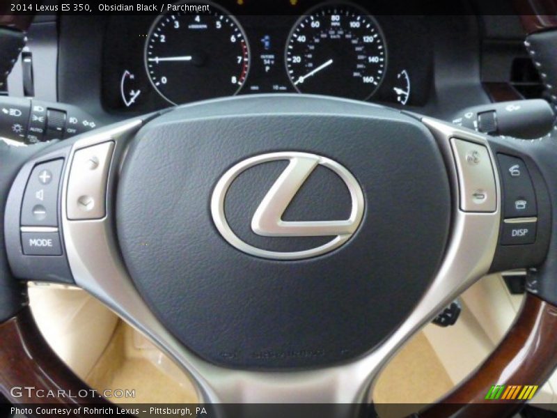 Obsidian Black / Parchment 2014 Lexus ES 350