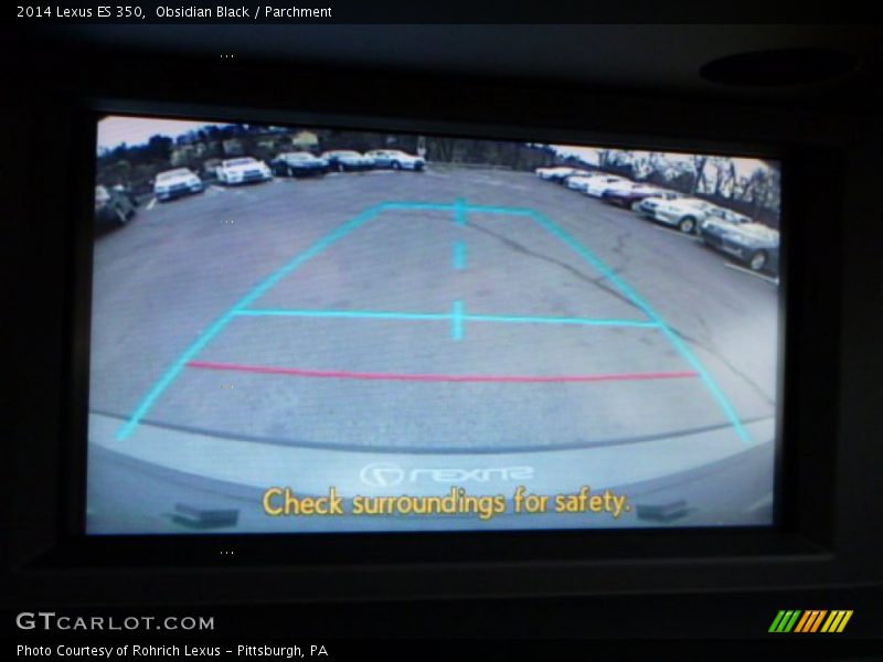 Obsidian Black / Parchment 2014 Lexus ES 350
