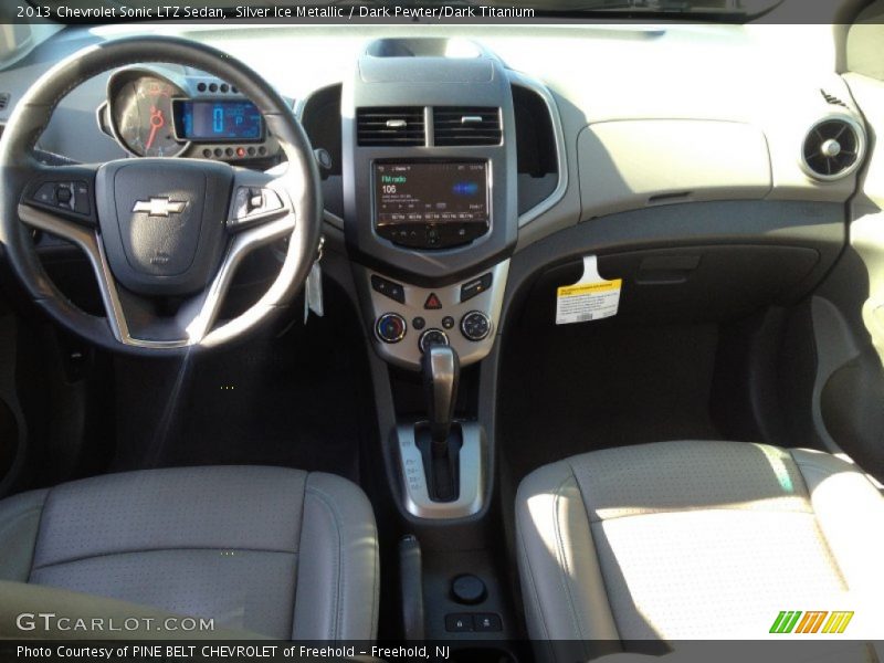 Silver Ice Metallic / Dark Pewter/Dark Titanium 2013 Chevrolet Sonic LTZ Sedan