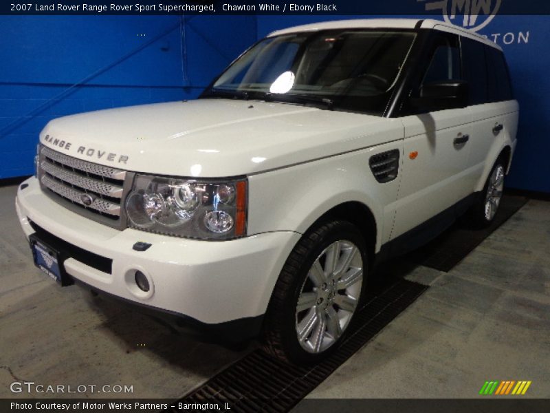 Chawton White / Ebony Black 2007 Land Rover Range Rover Sport Supercharged