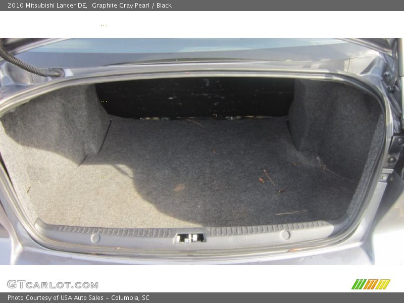 Graphite Gray Pearl / Black 2010 Mitsubishi Lancer DE
