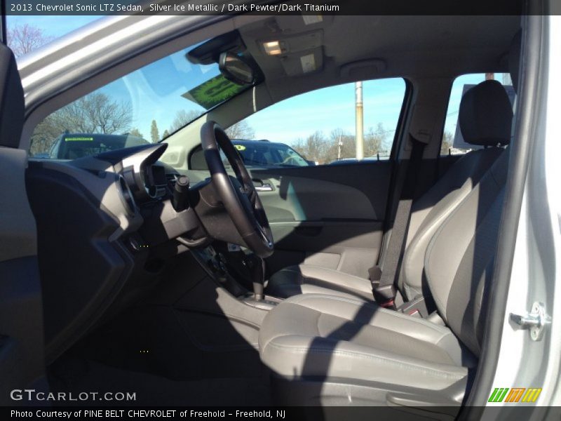 Silver Ice Metallic / Dark Pewter/Dark Titanium 2013 Chevrolet Sonic LTZ Sedan