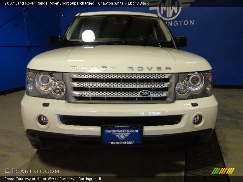 Chawton White / Ebony Black 2007 Land Rover Range Rover Sport Supercharged