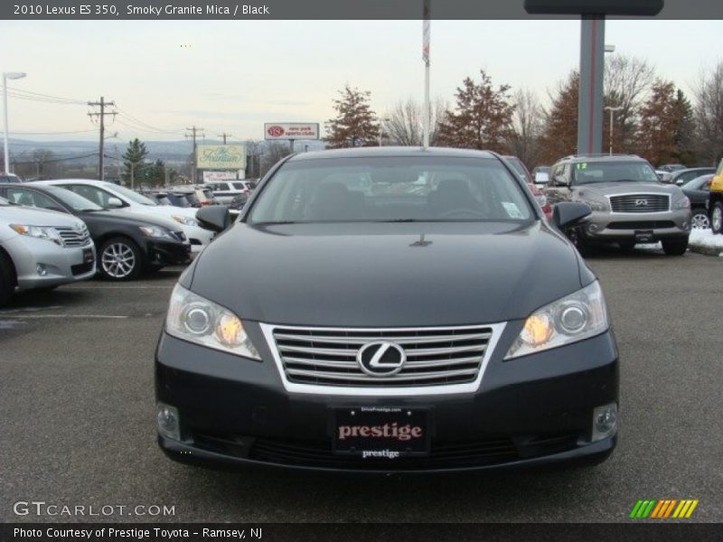 Smoky Granite Mica / Black 2010 Lexus ES 350
