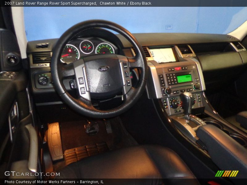 Chawton White / Ebony Black 2007 Land Rover Range Rover Sport Supercharged