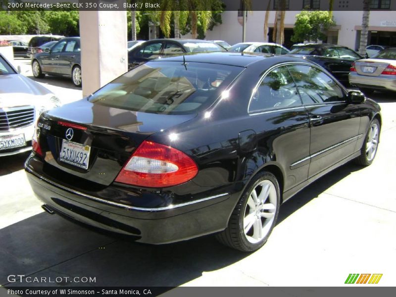 Black / Black 2006 Mercedes-Benz CLK 350 Coupe