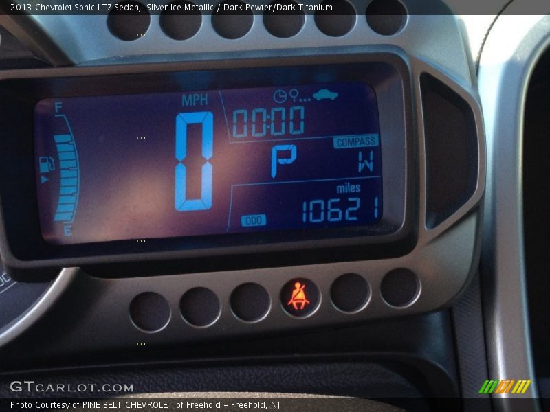 Silver Ice Metallic / Dark Pewter/Dark Titanium 2013 Chevrolet Sonic LTZ Sedan