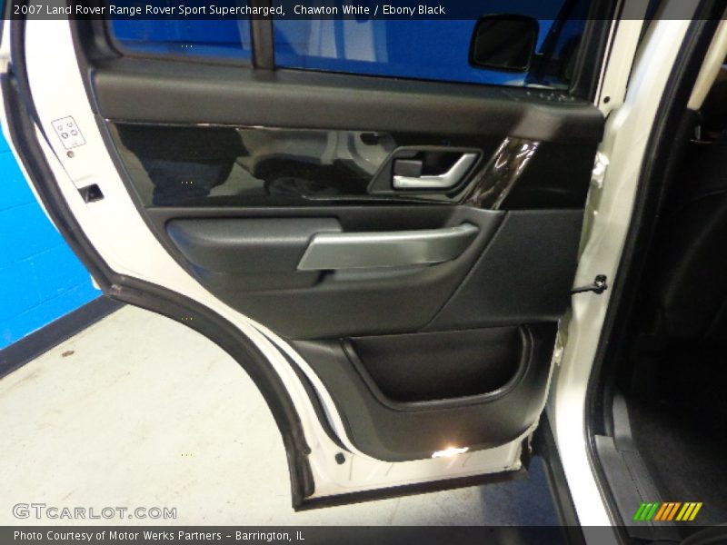 Chawton White / Ebony Black 2007 Land Rover Range Rover Sport Supercharged