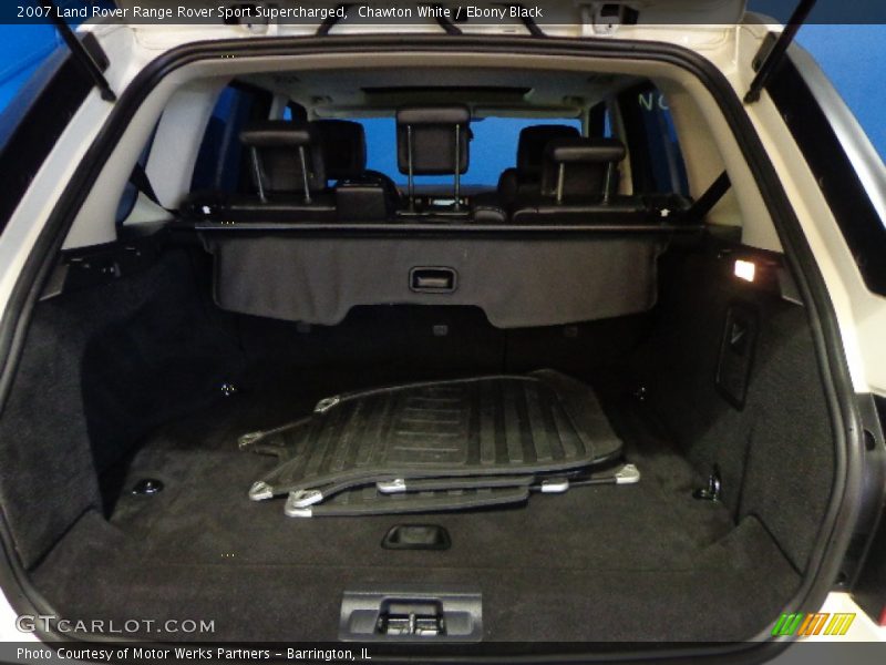 Chawton White / Ebony Black 2007 Land Rover Range Rover Sport Supercharged