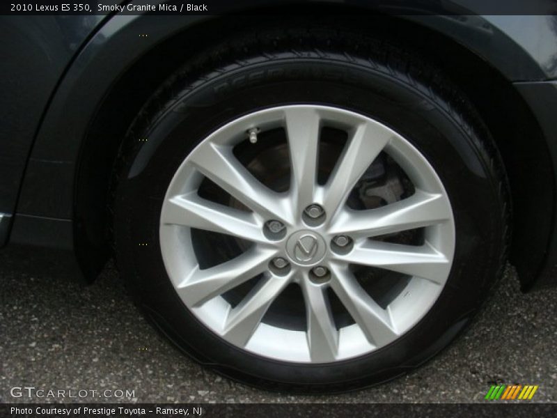 Smoky Granite Mica / Black 2010 Lexus ES 350