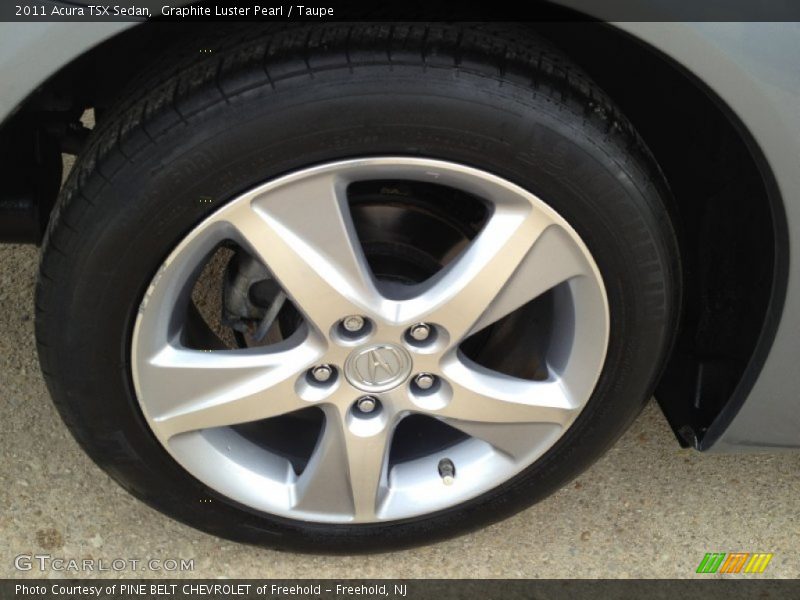 Graphite Luster Pearl / Taupe 2011 Acura TSX Sedan
