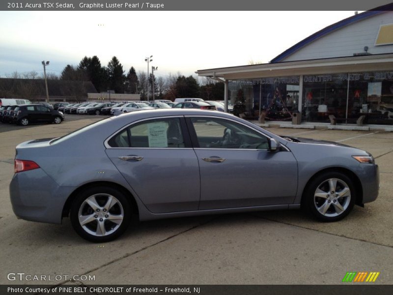 Graphite Luster Pearl / Taupe 2011 Acura TSX Sedan