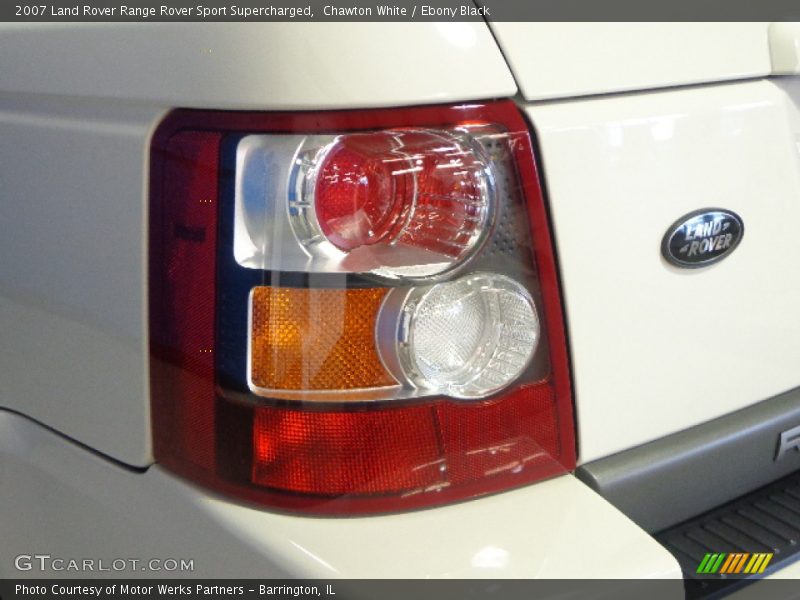 Chawton White / Ebony Black 2007 Land Rover Range Rover Sport Supercharged