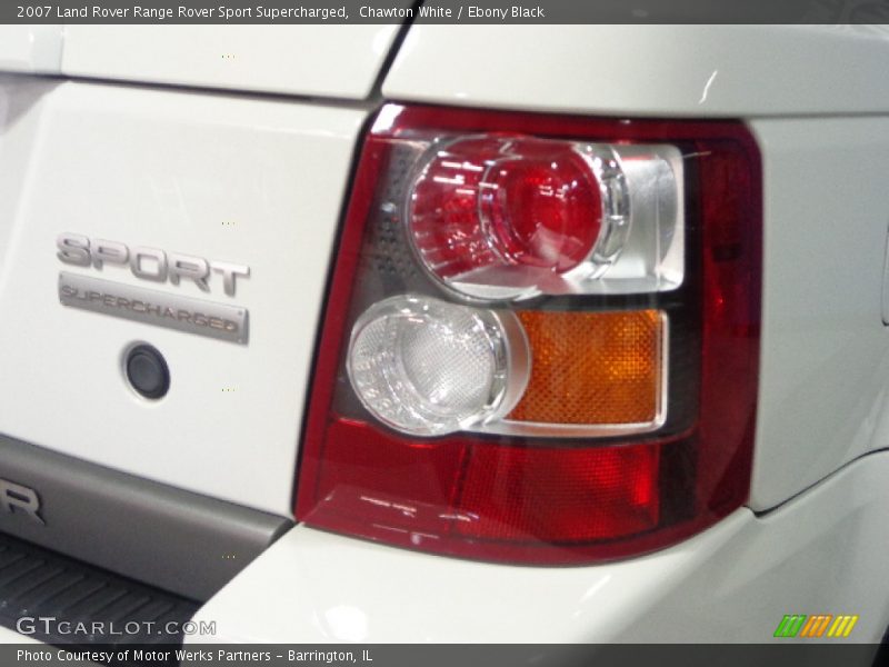 Chawton White / Ebony Black 2007 Land Rover Range Rover Sport Supercharged