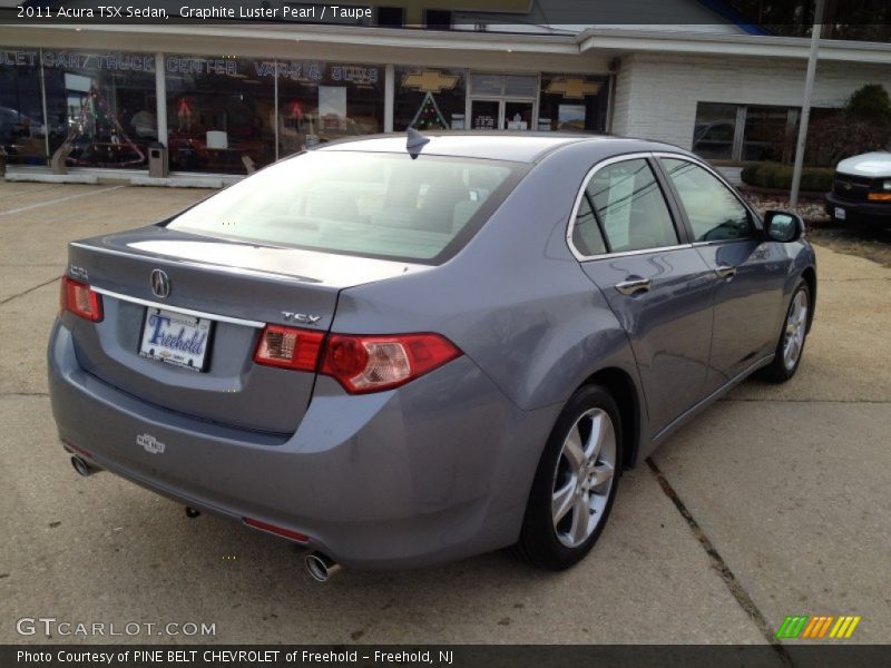 Graphite Luster Pearl / Taupe 2011 Acura TSX Sedan