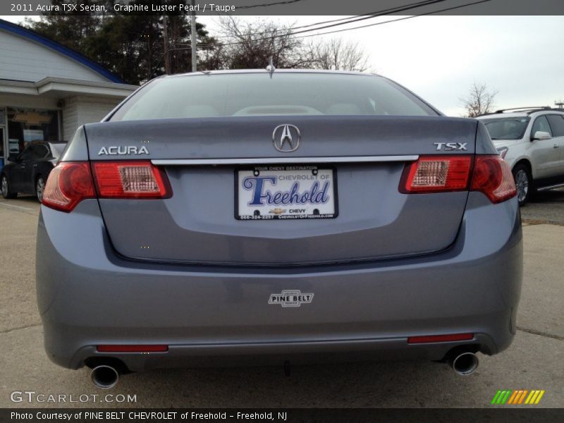 Graphite Luster Pearl / Taupe 2011 Acura TSX Sedan