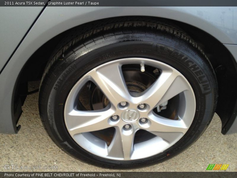 Graphite Luster Pearl / Taupe 2011 Acura TSX Sedan