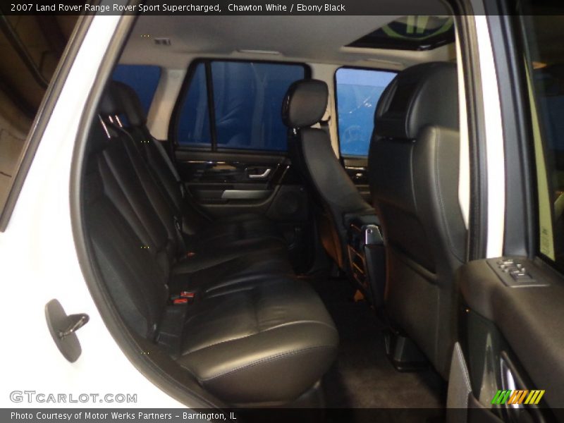 Chawton White / Ebony Black 2007 Land Rover Range Rover Sport Supercharged