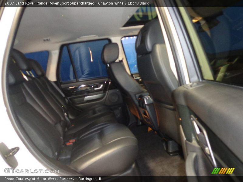 Chawton White / Ebony Black 2007 Land Rover Range Rover Sport Supercharged