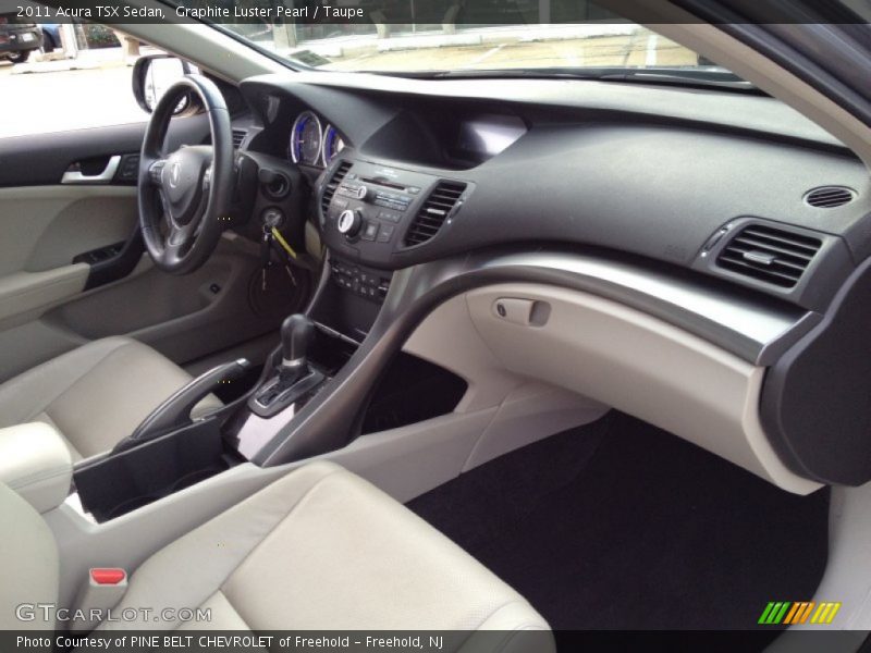 Graphite Luster Pearl / Taupe 2011 Acura TSX Sedan