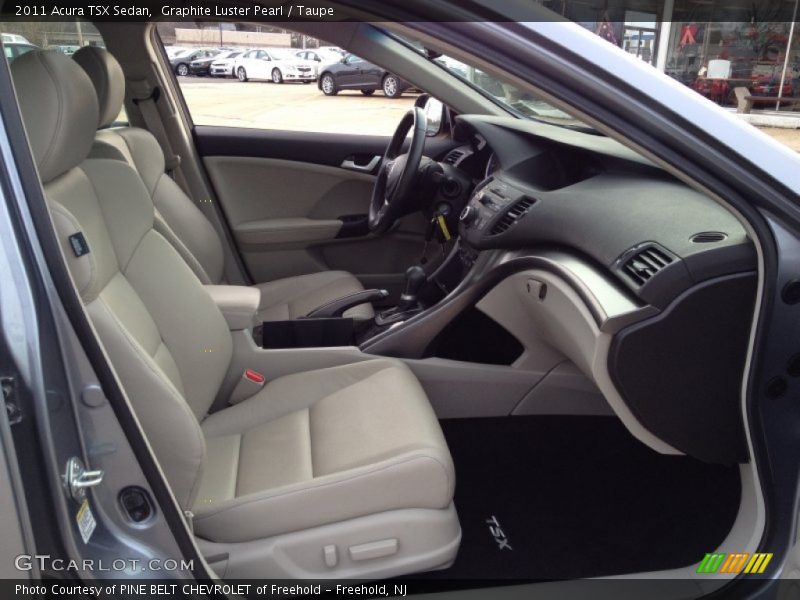 Graphite Luster Pearl / Taupe 2011 Acura TSX Sedan