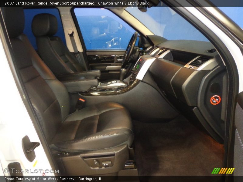 Chawton White / Ebony Black 2007 Land Rover Range Rover Sport Supercharged