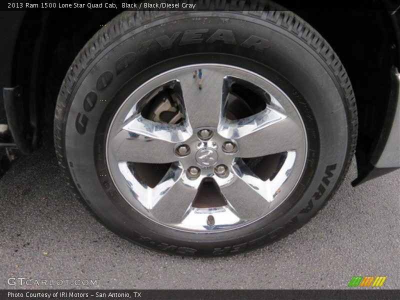 Black / Black/Diesel Gray 2013 Ram 1500 Lone Star Quad Cab