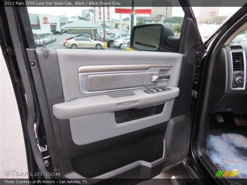 Black / Black/Diesel Gray 2013 Ram 1500 Lone Star Quad Cab