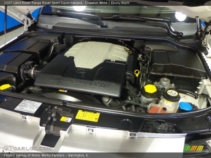 Chawton White / Ebony Black 2007 Land Rover Range Rover Sport Supercharged