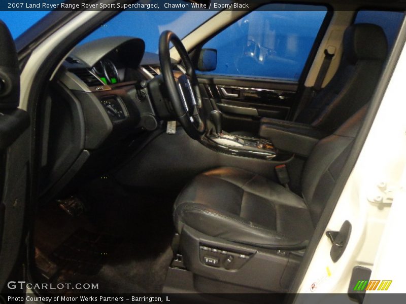 Chawton White / Ebony Black 2007 Land Rover Range Rover Sport Supercharged