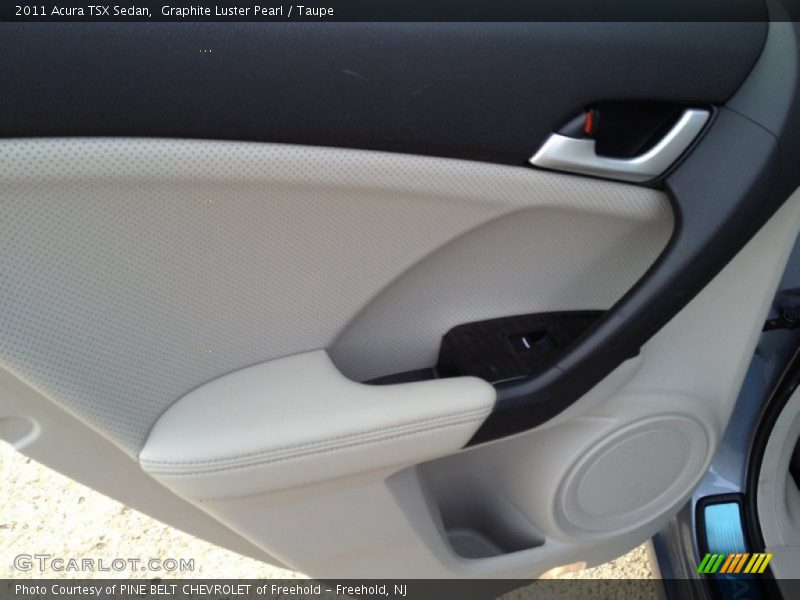 Graphite Luster Pearl / Taupe 2011 Acura TSX Sedan