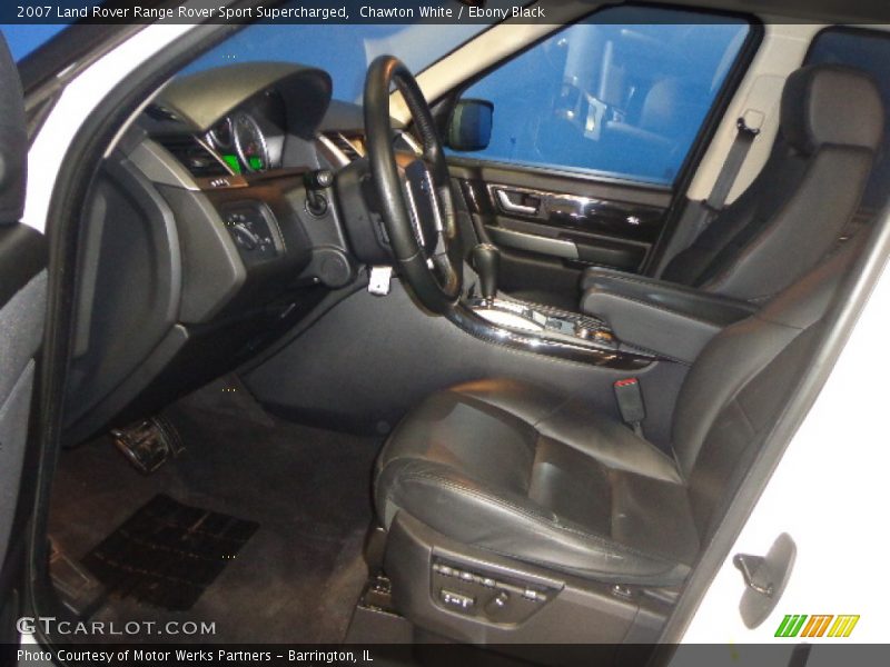 Chawton White / Ebony Black 2007 Land Rover Range Rover Sport Supercharged