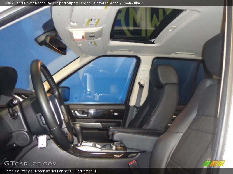 Chawton White / Ebony Black 2007 Land Rover Range Rover Sport Supercharged