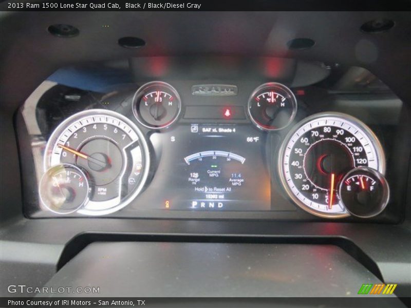 Black / Black/Diesel Gray 2013 Ram 1500 Lone Star Quad Cab