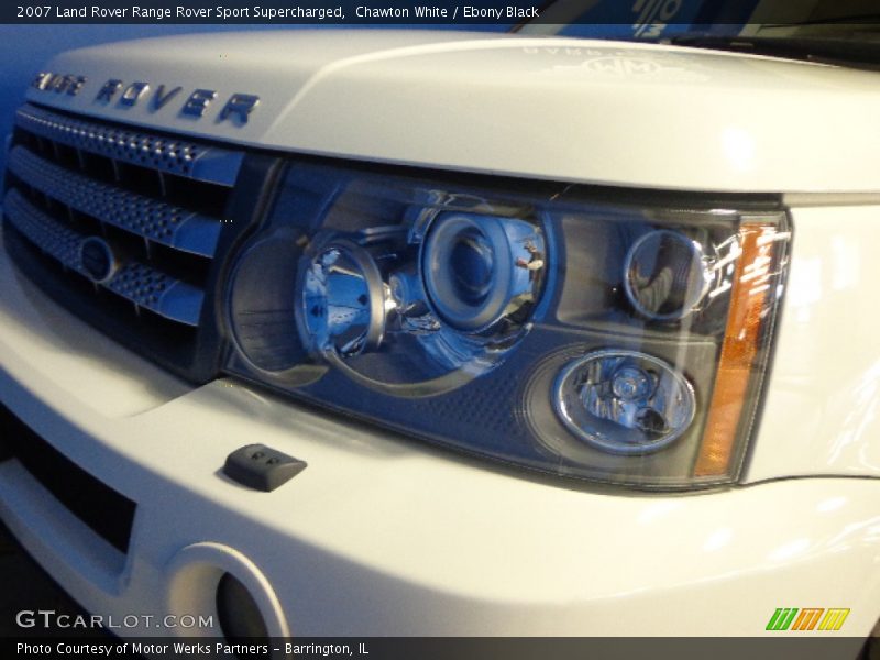 Chawton White / Ebony Black 2007 Land Rover Range Rover Sport Supercharged